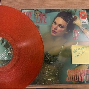 Taylor Swift, The Life of a Showgirl Orange Glitter Vinyl